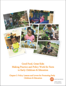 Good Food, Great Kids: Making Practice And Policy Work For Farm To Early Childcare & Education (2016)